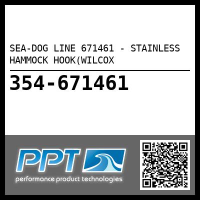 SEA-DOG LINE 671461 - STAINLESS HAMMOCK HOOK(WILCOX