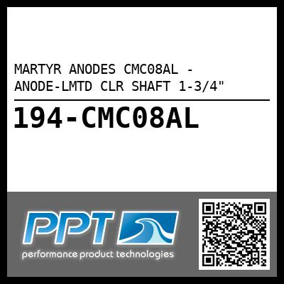 MARTYR ANODES CMC08AL - ANODE-LMTD CLR SHAFT 1-3/4"