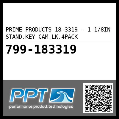 PRIME PRODUCTS 18-3319 - 1-1/8IN STAND.KEY CAM LK.4PACK