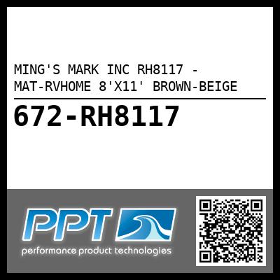 MING'S MARK INC RH8117 - MAT-RVHOME 8'X11' BROWN-BEIGE