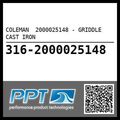 COLEMAN  2000025148 - GRIDDLE CAST IRON