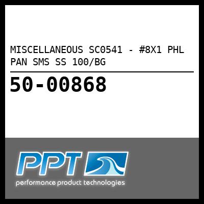 MISCELLANEOUS #8X1 PHL PAN SMS SS 100/BG (SC0541) MISCELLANEOUS #8X1 PHL PAN SMS SS 100/BG (SC0541)