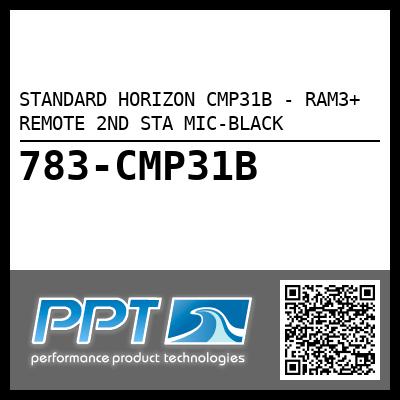 STANDARD HORIZON CMP31B - RAM3+ REMOTE 2ND STA MIC-BLACK