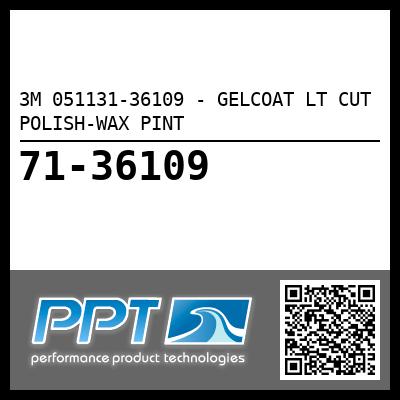 3M 051131-36109 - GELCOAT LT CUT POLISH-WAX PINT