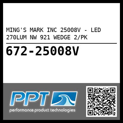 MING'S MARK INC 25008V - LED 270LUM NW 921 WEDGE 2/PK