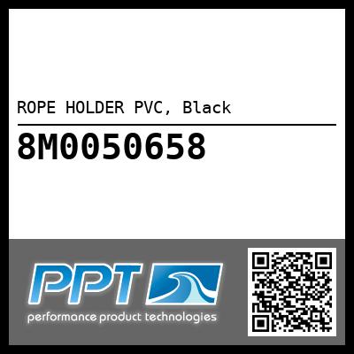 ROPE HOLDER PVC, Black