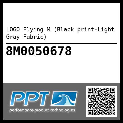 LOGO Flying M (Black print-Light Gray Fabric)