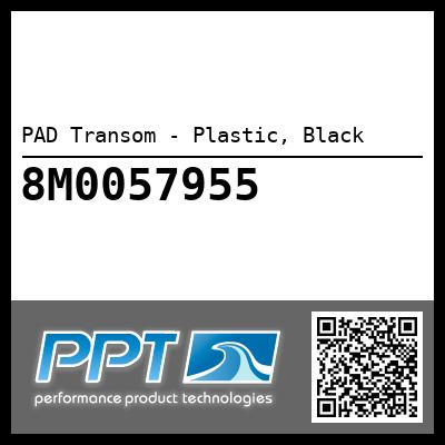 PAD Transom - Plastic, Black