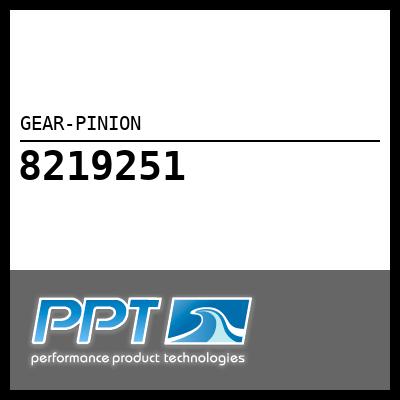 GEAR-PINION