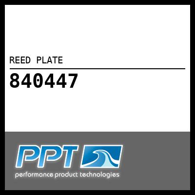 REED PLATE REED PLATE