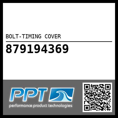BOLT-TIMING COVER