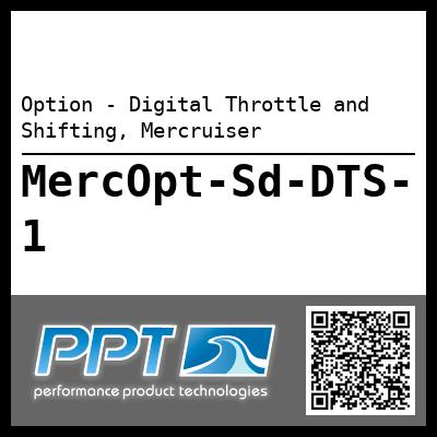 Option - Digital Throttle and Shifting, Mercruiser