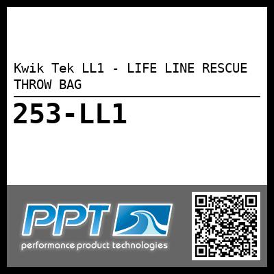 Kwik Tek LL1 - LIFE LINE RESCUE THROW BAG - Click Here to See Product Details