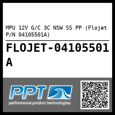 MPU 12V G/C 3C NSW SS PP (Flojet P/N 04105501A)