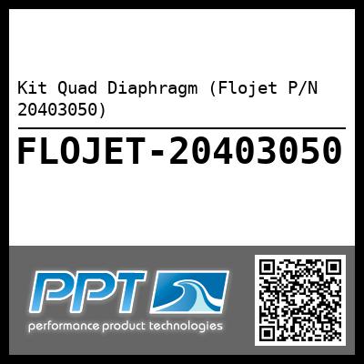 Kit Quad Diaphragm (Flojet P/N 20403050)
