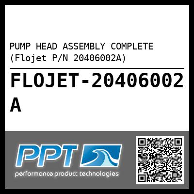 PUMP HEAD ASSEMBLY COMPLETE (Flojet P/N 20406002A)