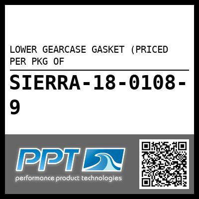 LOWER GEARCASE GASKET (PRICED PER PKG OF