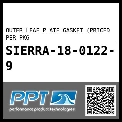 OUTER LEAF PLATE GASKET (PRICED PER PKG