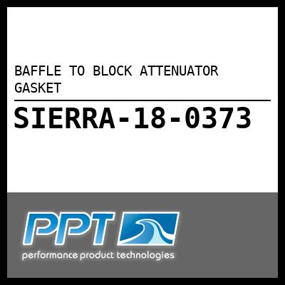 BAFFLE TO BLOCK ATTENUATOR GASKET BAFFLE TO BLOCK ATTENUATOR GASKET
