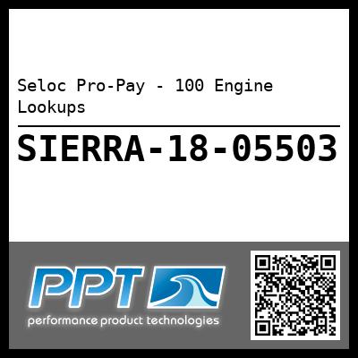 Seloc Pro-Pay - 100 Engine Lookups