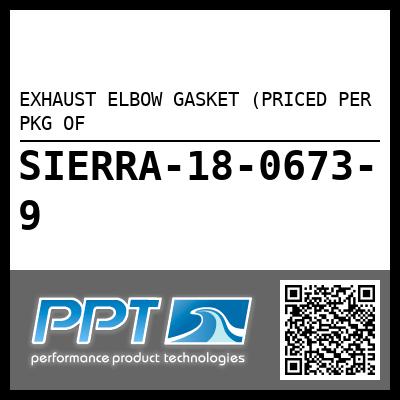 EXHAUST ELBOW GASKET (PRICED PER PKG OF