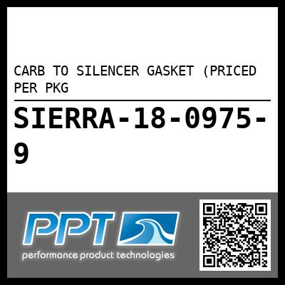 CARB TO SILENCER GASKET (PRICED PER PKG