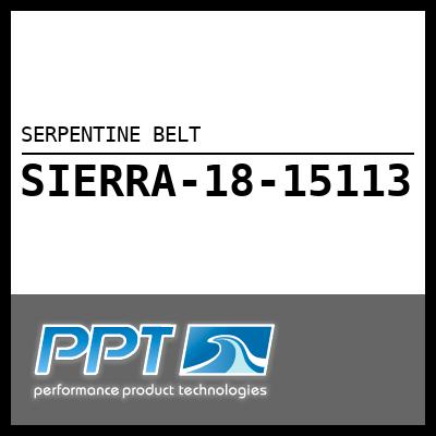 SERPENTINE BELT SERPENTINE BELT