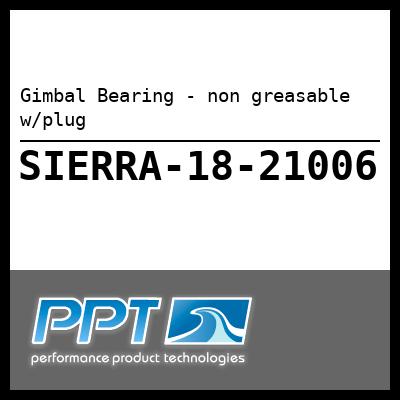 Gimbal Bearing - non greasable w/plug