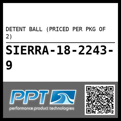DETENT BALL (PRICED PER PKG OF 2)