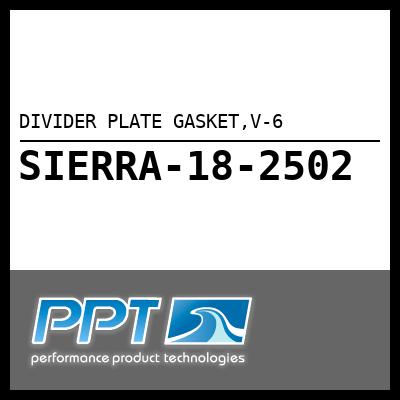 DIVIDER PLATE GASKET,V-6 DIVIDER PLATE GASKET,V-6
