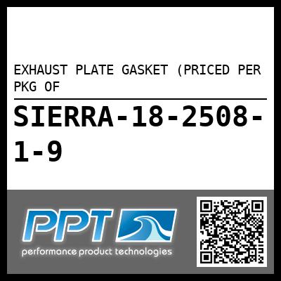 EXHAUST PLATE GASKET (PRICED PER PKG OF