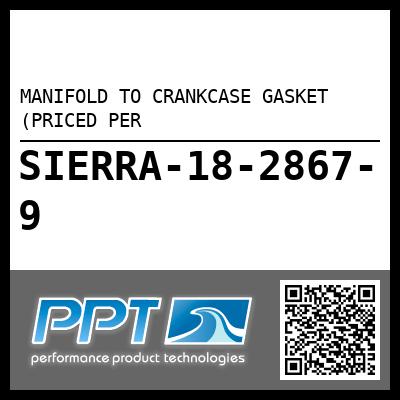 MANIFOLD TO CRANKCASE GASKET (PRICED PER
