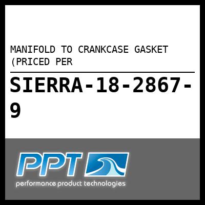 MANIFOLD TO CRANKCASE GASKET (PRICED PER