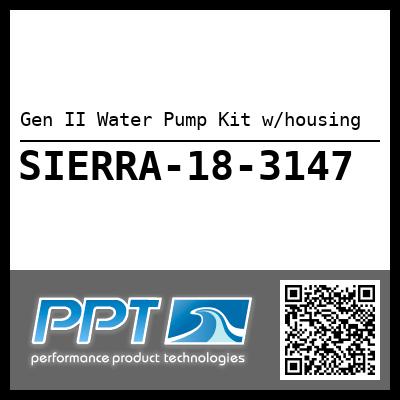 Gen II Water Pump Kit w/housing