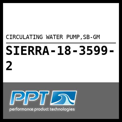 CIRCULATING WATER PUMP,SB-GM CIRCULATING WATER PUMP,SB-GM