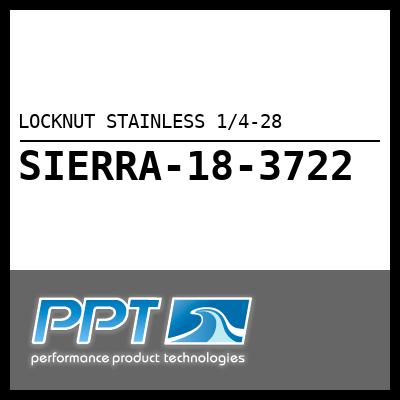 LOCKNUT STAINLESS 1/4-28