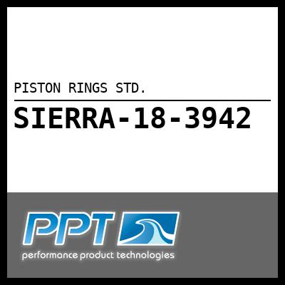 PISTON RINGS STD. PISTON RINGS STD.