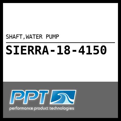 SHAFT,WATER PUMP SHAFT,WATER PUMP