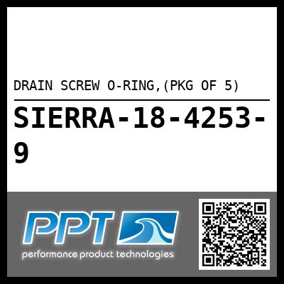 DRAIN SCREW O-RING,(PKG OF 5)