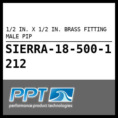 1/2 IN. X 1/2 IN. BRASS FITTING MALE PIP 1/2 IN. X 1/2 IN. BRASS FITTING MALE PIP