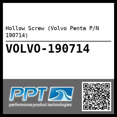 Hollow Screw (Volvo Penta P/N 190714)