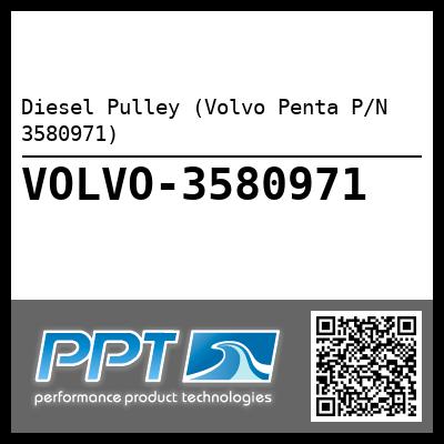 Diesel Pulley (Volvo Penta P/N 3580971)