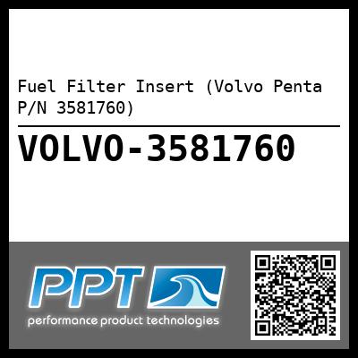 Fuel Filter Insert (Volvo Penta P/N 3581760)