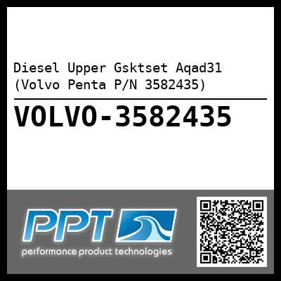 Diesel Upper Gsktset Aqad31 (Volvo Penta P/N 3582435)