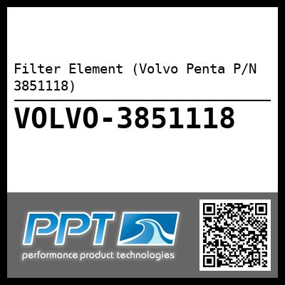 Filter Element (Volvo Penta P/N 3851118)