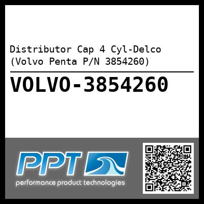 Distributor Cap 4 Cyl-Delco (Volvo Penta P/N 3854260)