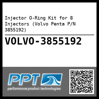 Injector O-Ring Kit for 8 Injectors (Volvo Penta P/N 3855192)