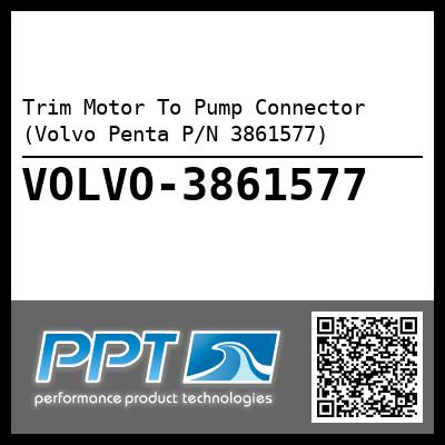 Trim Motor To Pump Connector (Volvo Penta P/N 3861577)