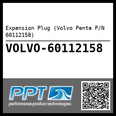 Expansion Plug (Volvo Penta P/N 60112158)