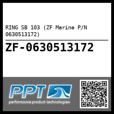 RING SB 103 (ZF Marine P/N 0630513172)